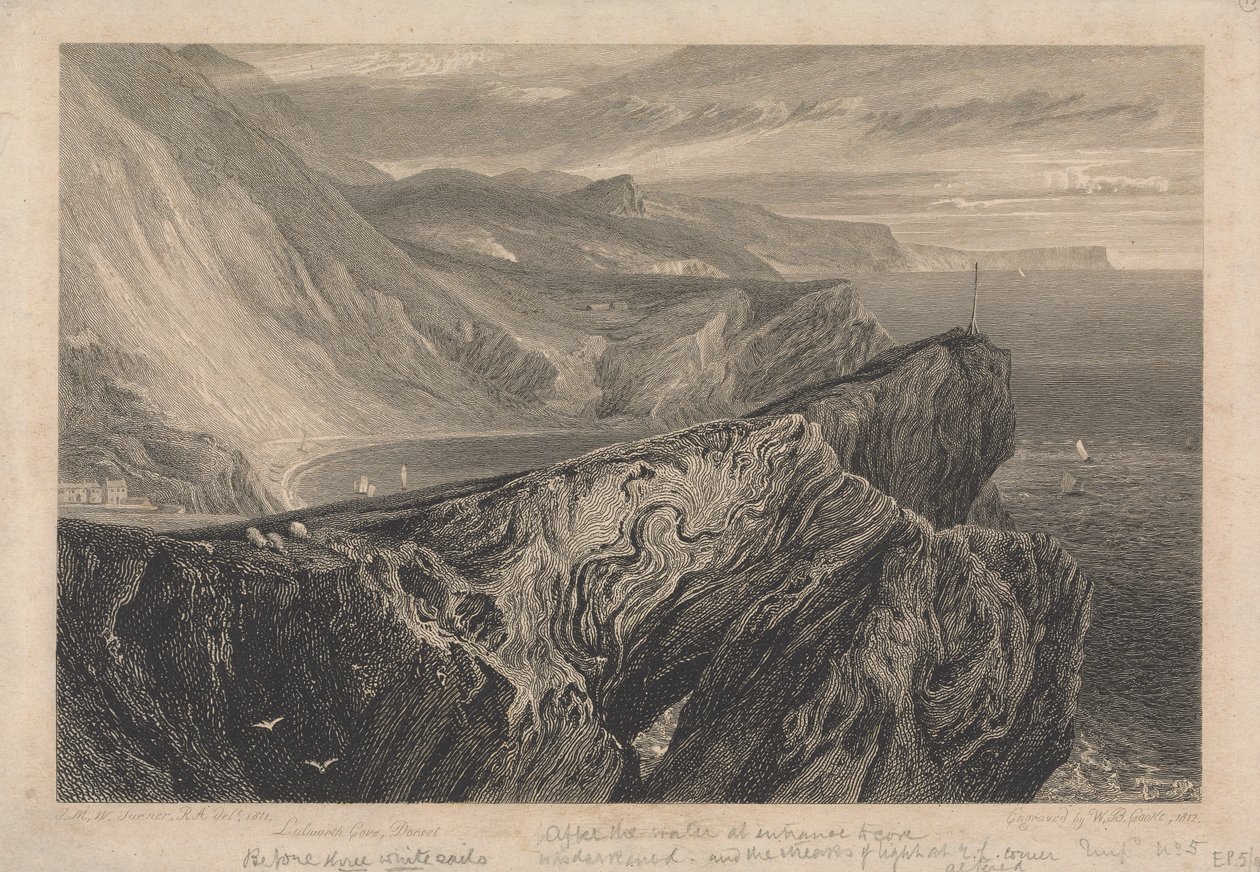 Lulworth Cove, Dorset von William Bernard Cooke