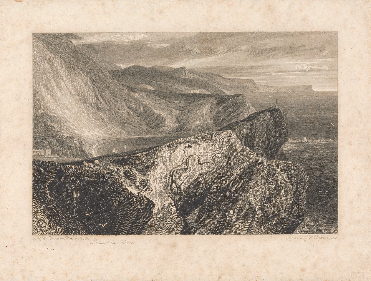 Lulworth Cove, Dorset von William Bernard Cooke