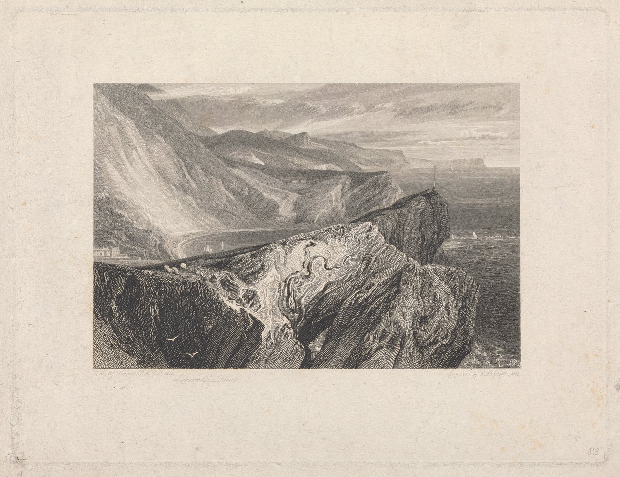 Lulworth Cove, Dorset von William Bernard Cooke