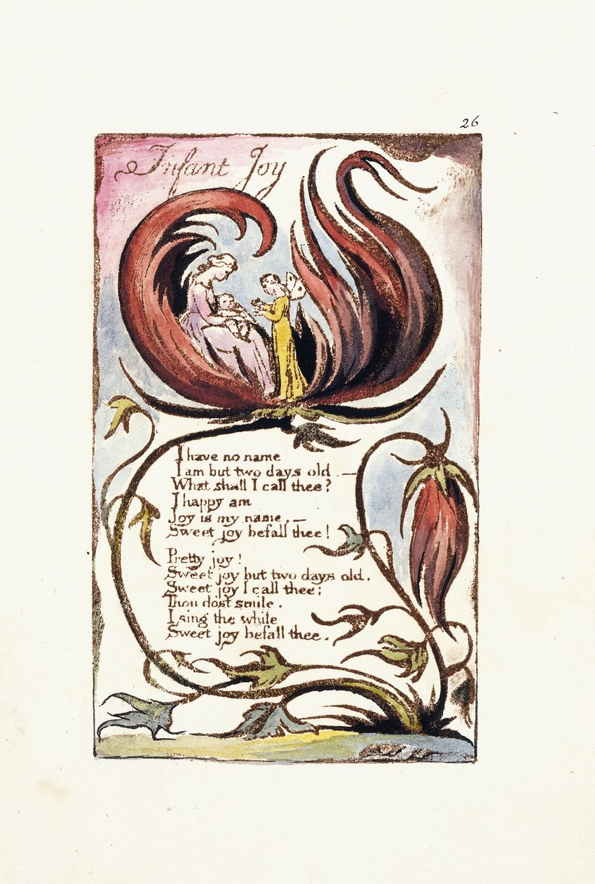 Kindesfreude, 1789 von William Blake
