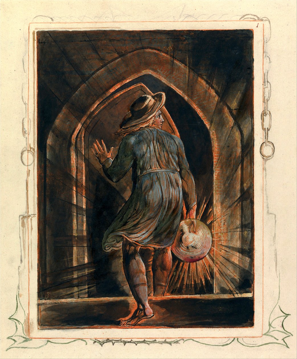 Jerusalem, Tafel 1, Frontispiz von William Blake