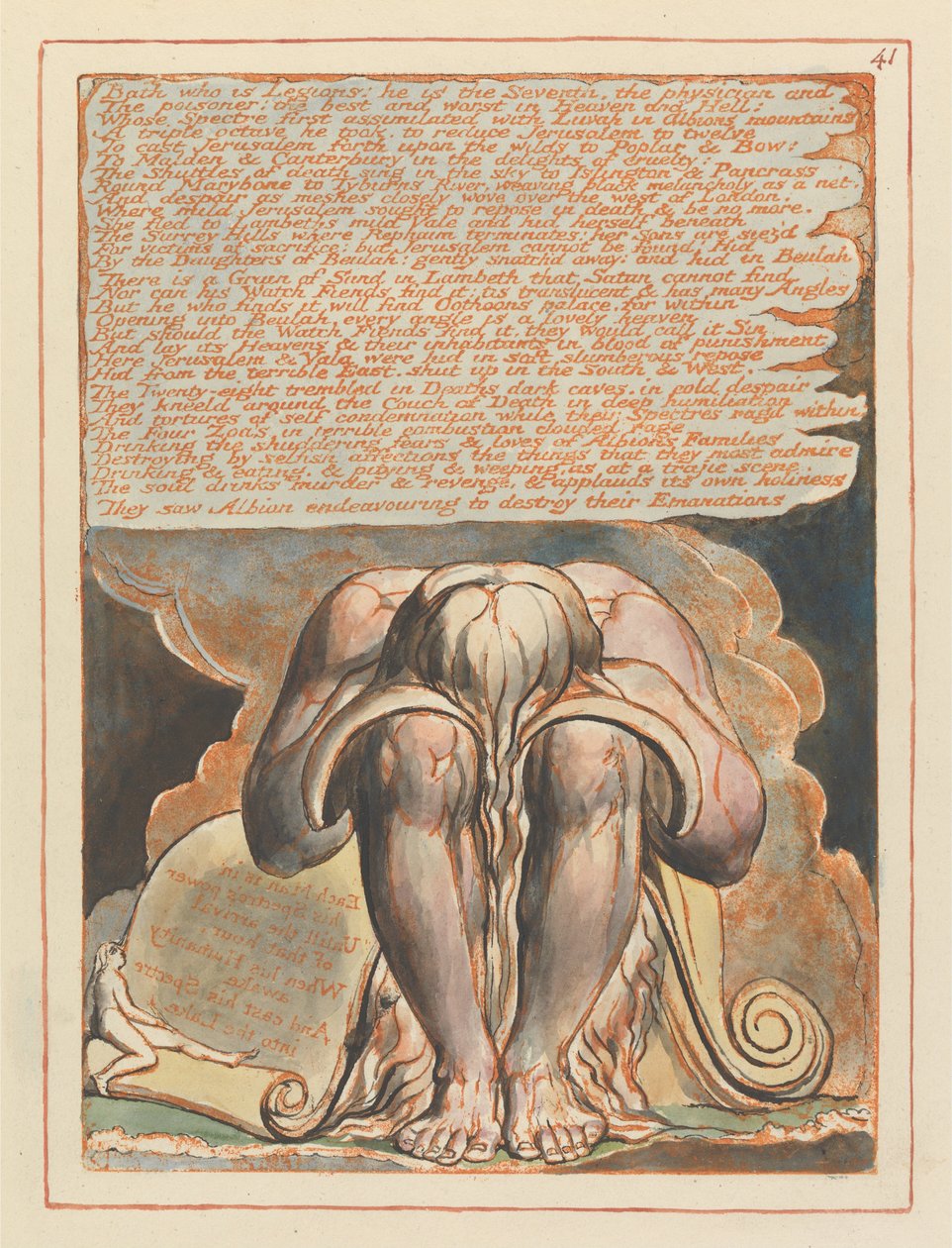 Jerusalem, Tafel 41 von William Blake