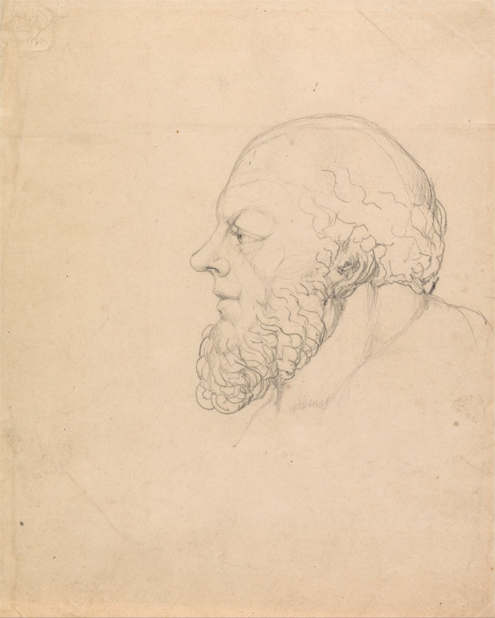 Sokrates, ein visionärer Kopf von William Blake