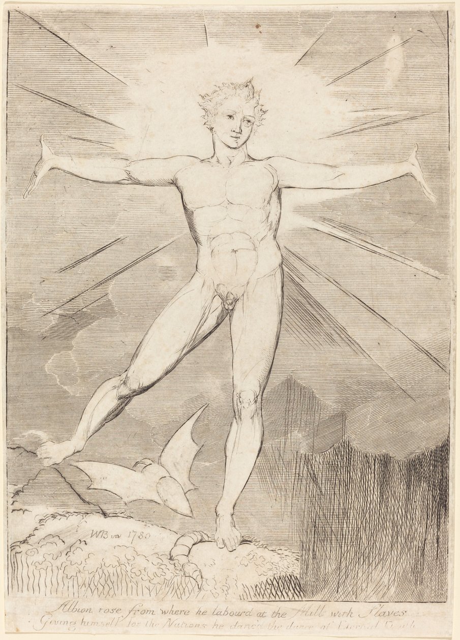 Der Tanz von Albion (Freudentag) von William Blake