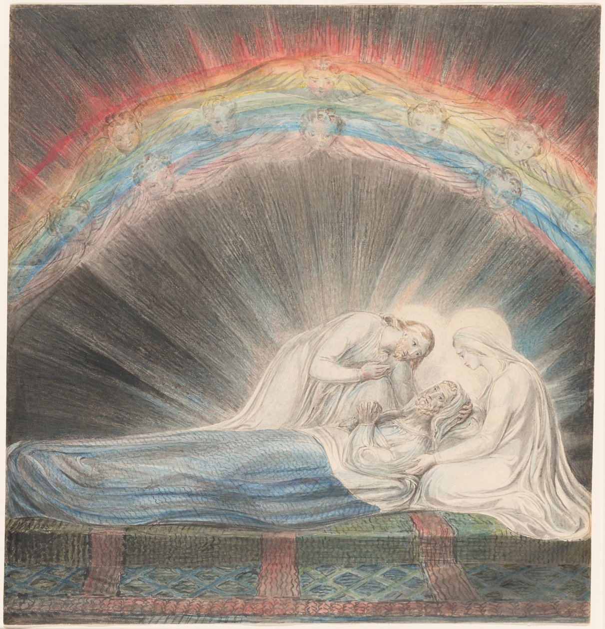 Der Tod des Heiligen Josef von William Blake