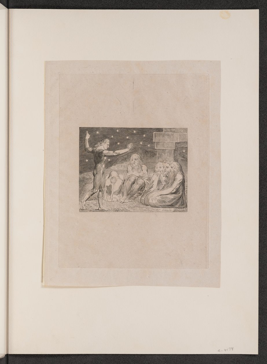 Der Zorn Elihus von William Blake