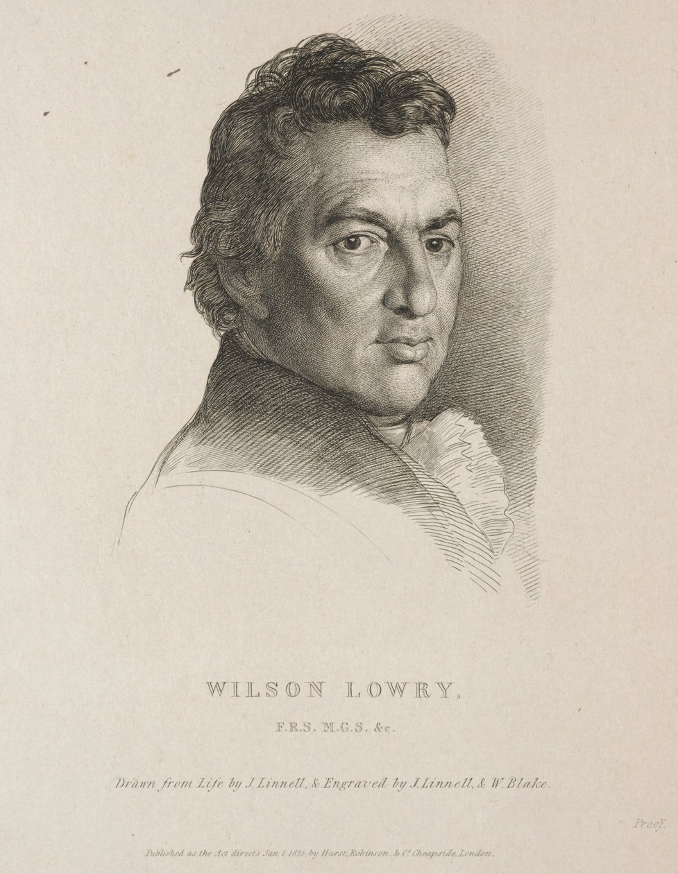 Wilson Lowry, 1825 von William Blake