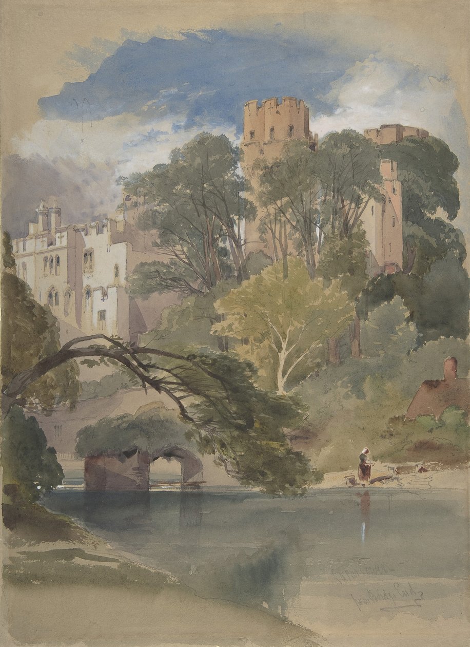 Cäsarturm, Warwick Castle von William Callow
