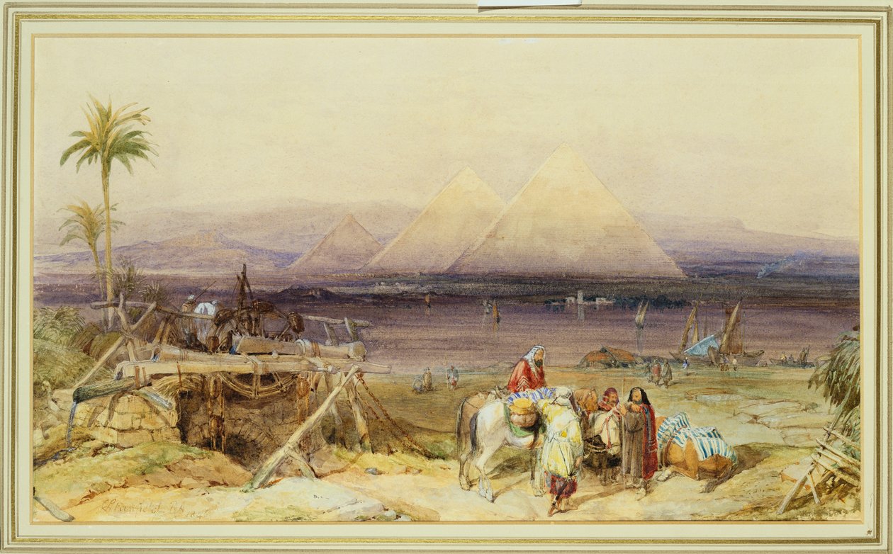 Am Nil, Ägypten, 1846 von Clarkson Frederick Stanfield