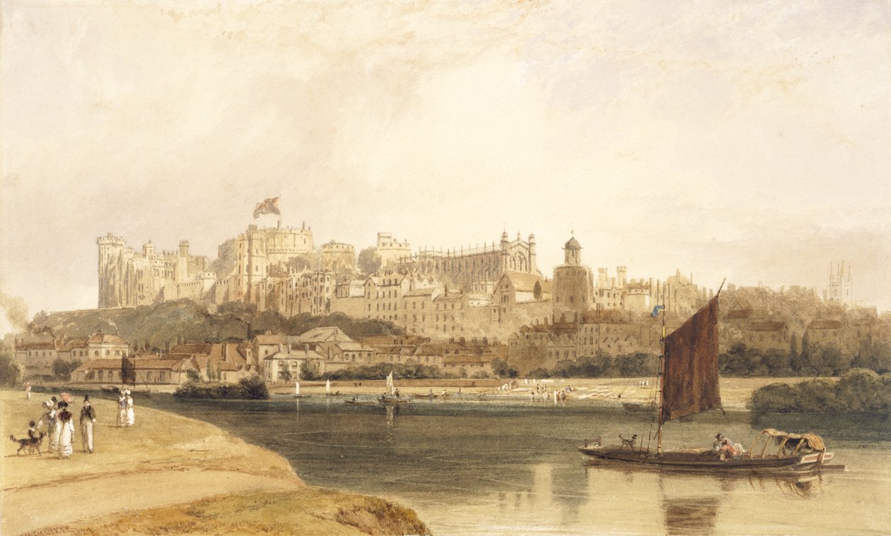 Schloss Windsor von William Daniell