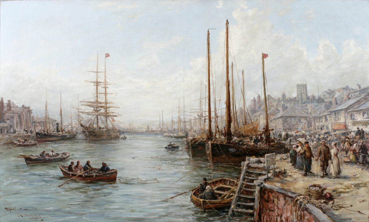 Douglas Hafen, Isle of Man von William Edward Webb