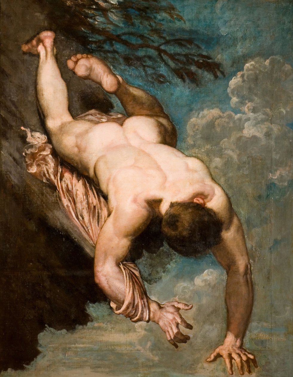 Manlius von den Felsen gestürzt (1818) von William Etty