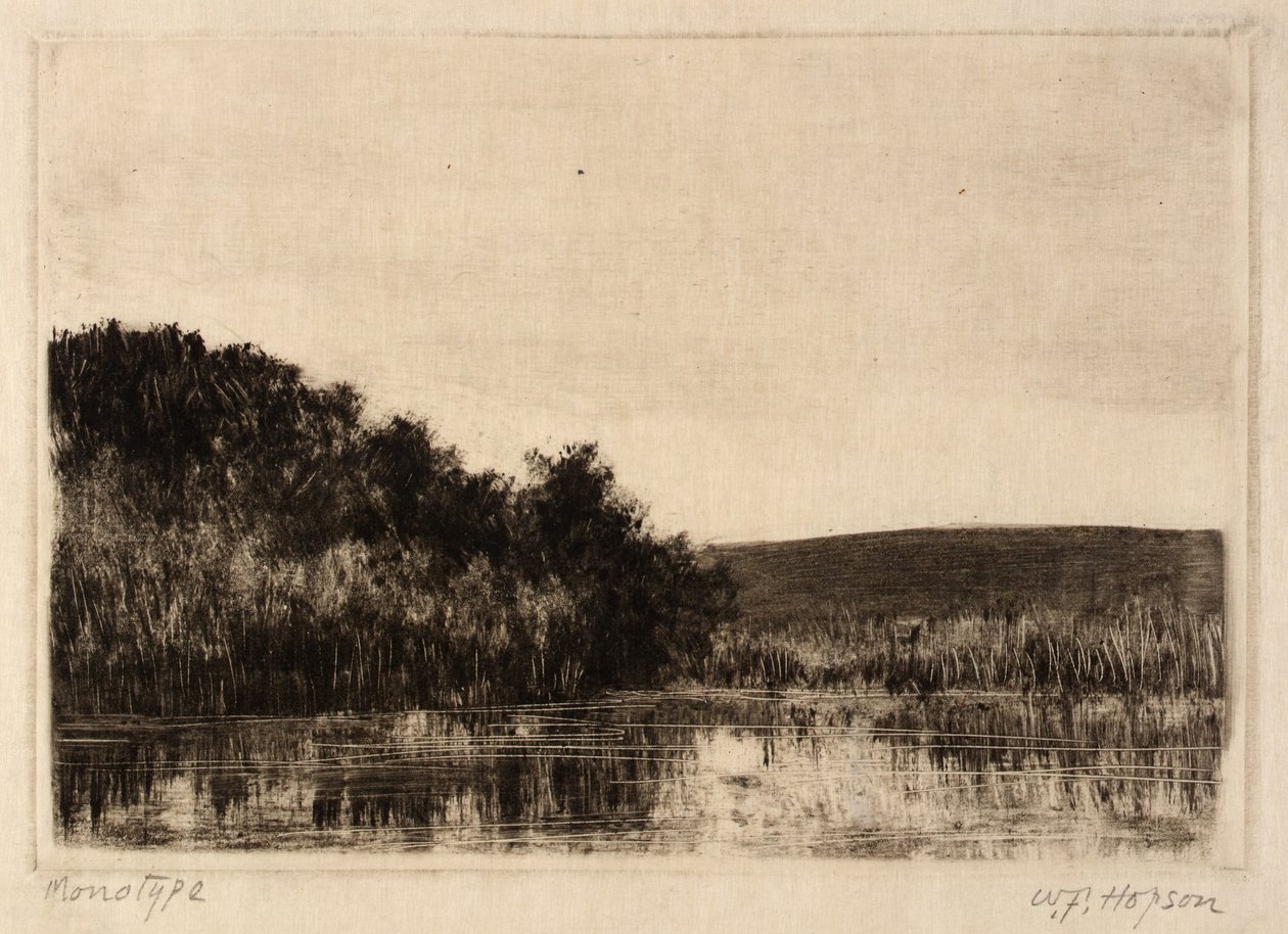 Flusslandschaft von William Fowler Hopson