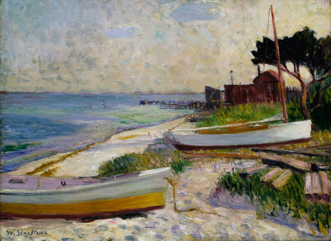 Strandszene von William Glackens
