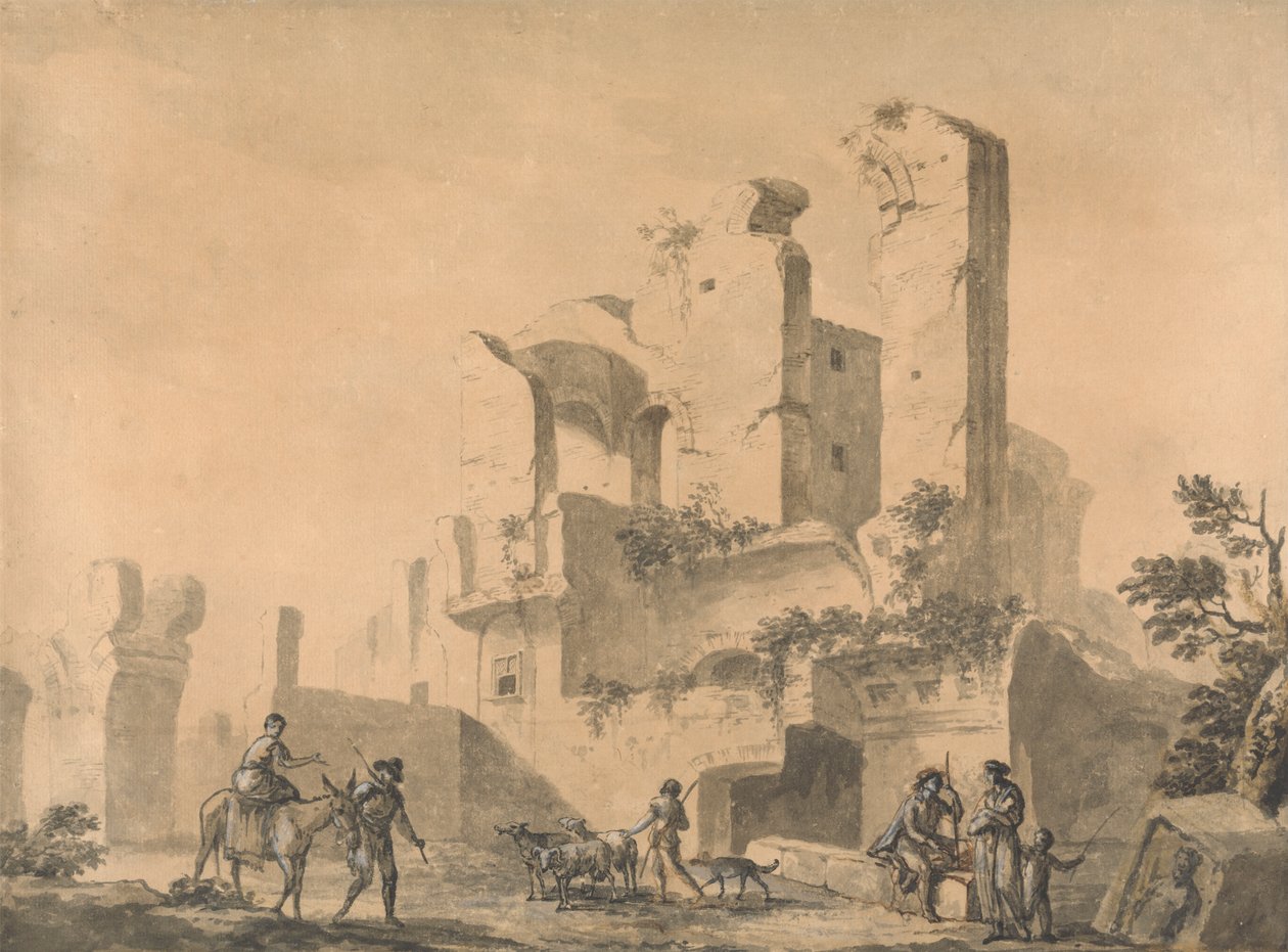 Ruinen in Rom von William Hamilton