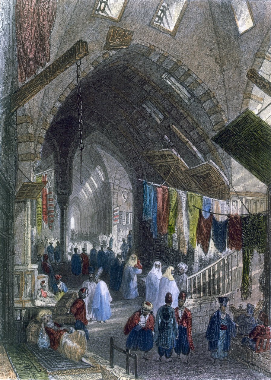 Eine Szene im Tchartchi, ca. 1850 von William Henry Bartlett