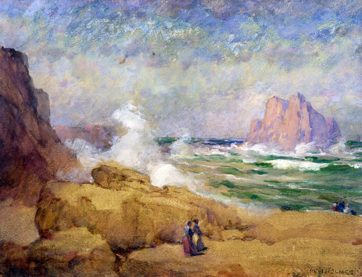 An der Küste Kaliforniens von William Henry Holmes