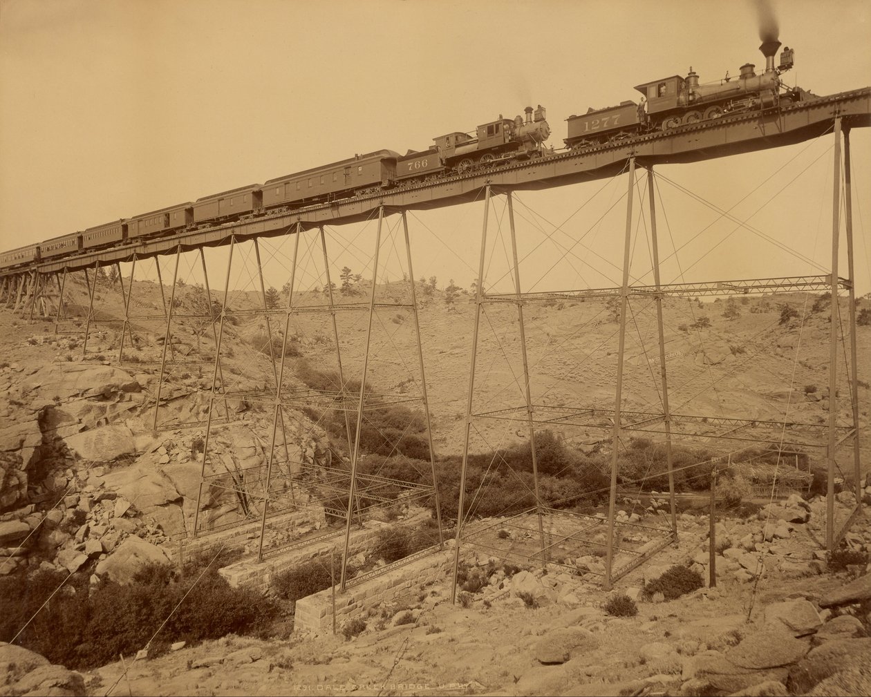 Dale Creek Brücke von William Henry Jackson