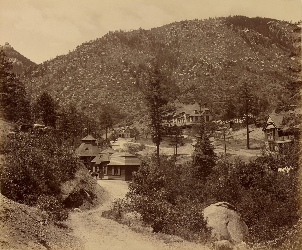 Iron Springs Hotel, Manitou von William Henry Jackson