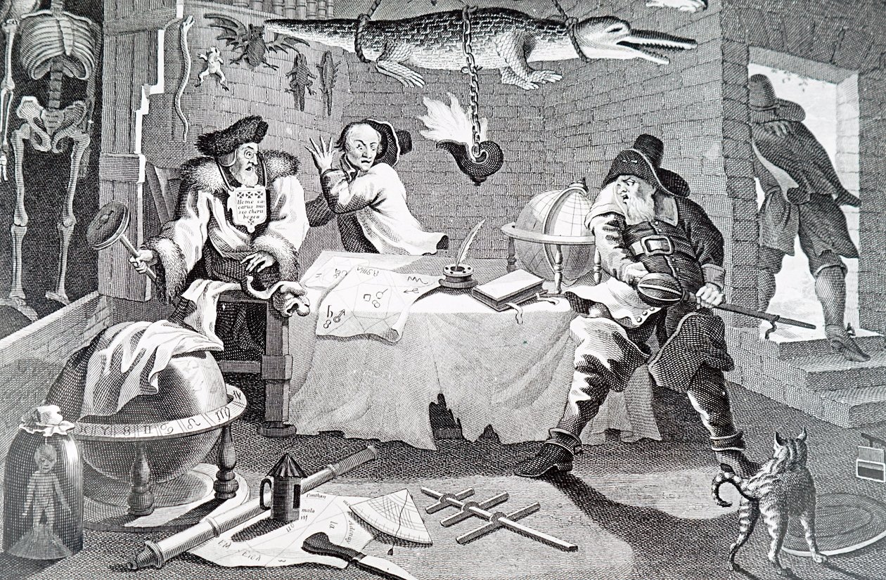 Eine okkulte Szene von William Hogarth