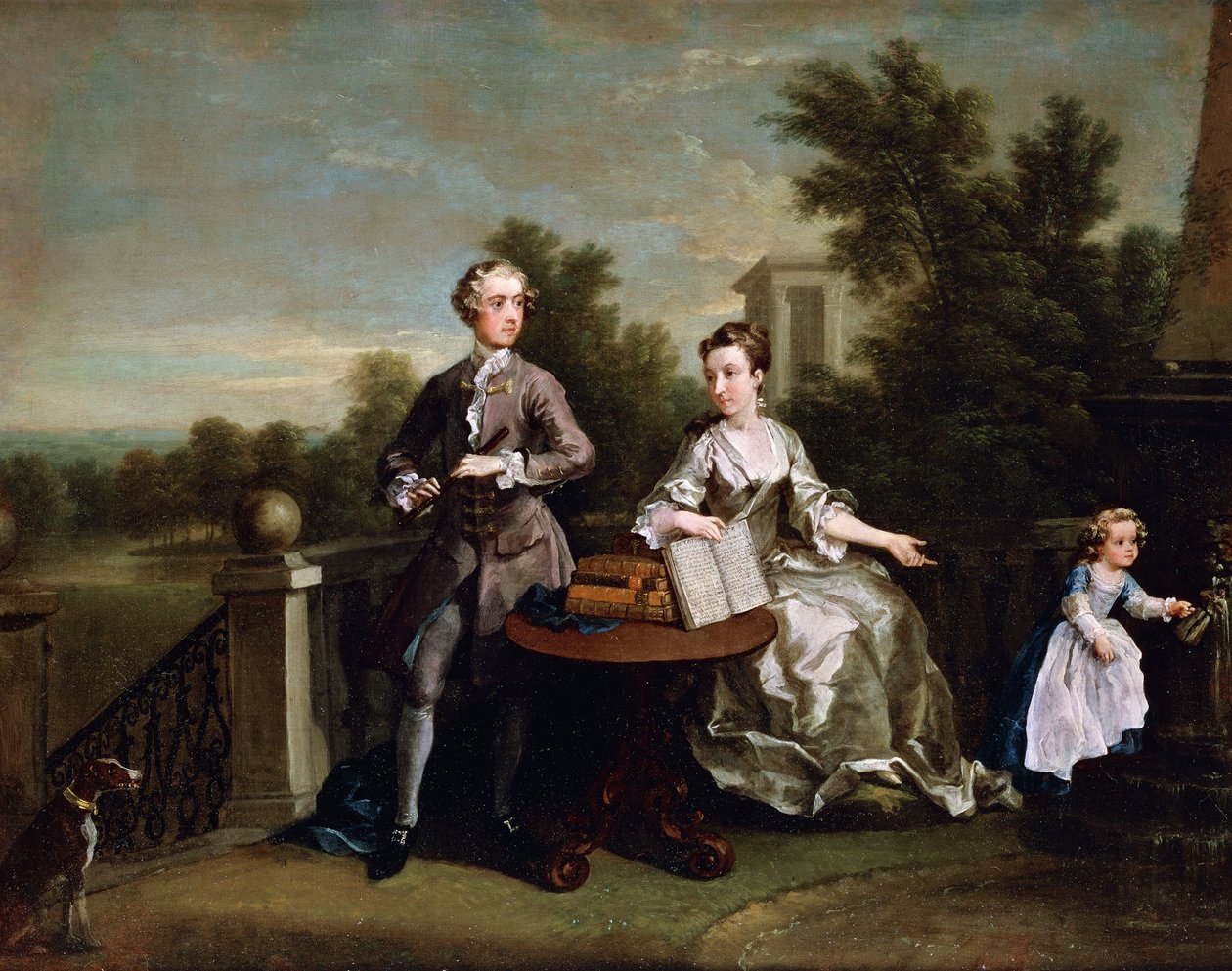 Die Familie Edwards Hamilton von William Hogarth