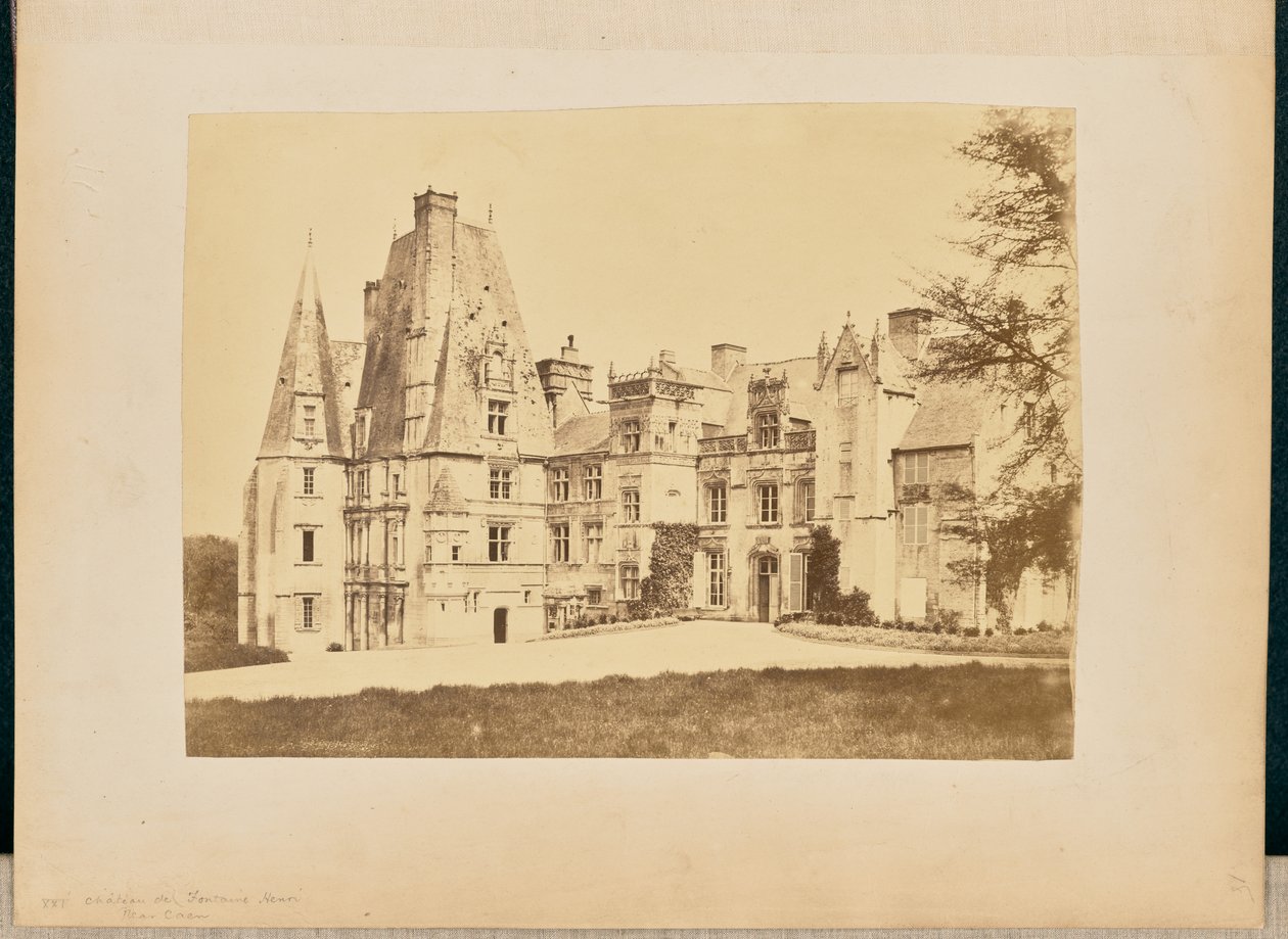 Schloss Fontaine-Henri, nahe Caen von William J. Stillman