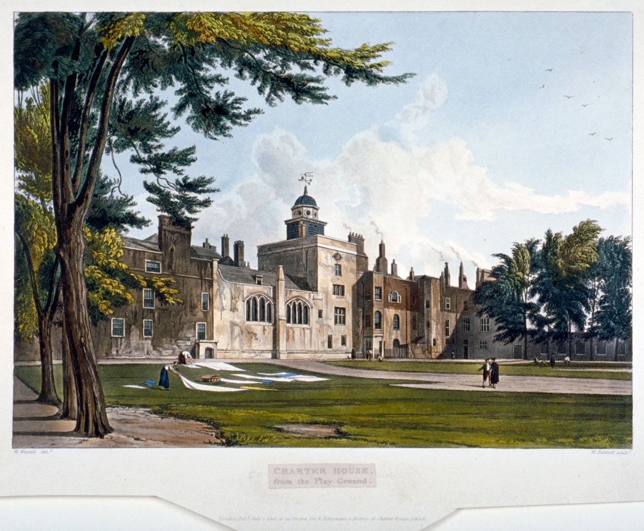 Charterhouse, Finsbury, London, 1816 von William James Bennett