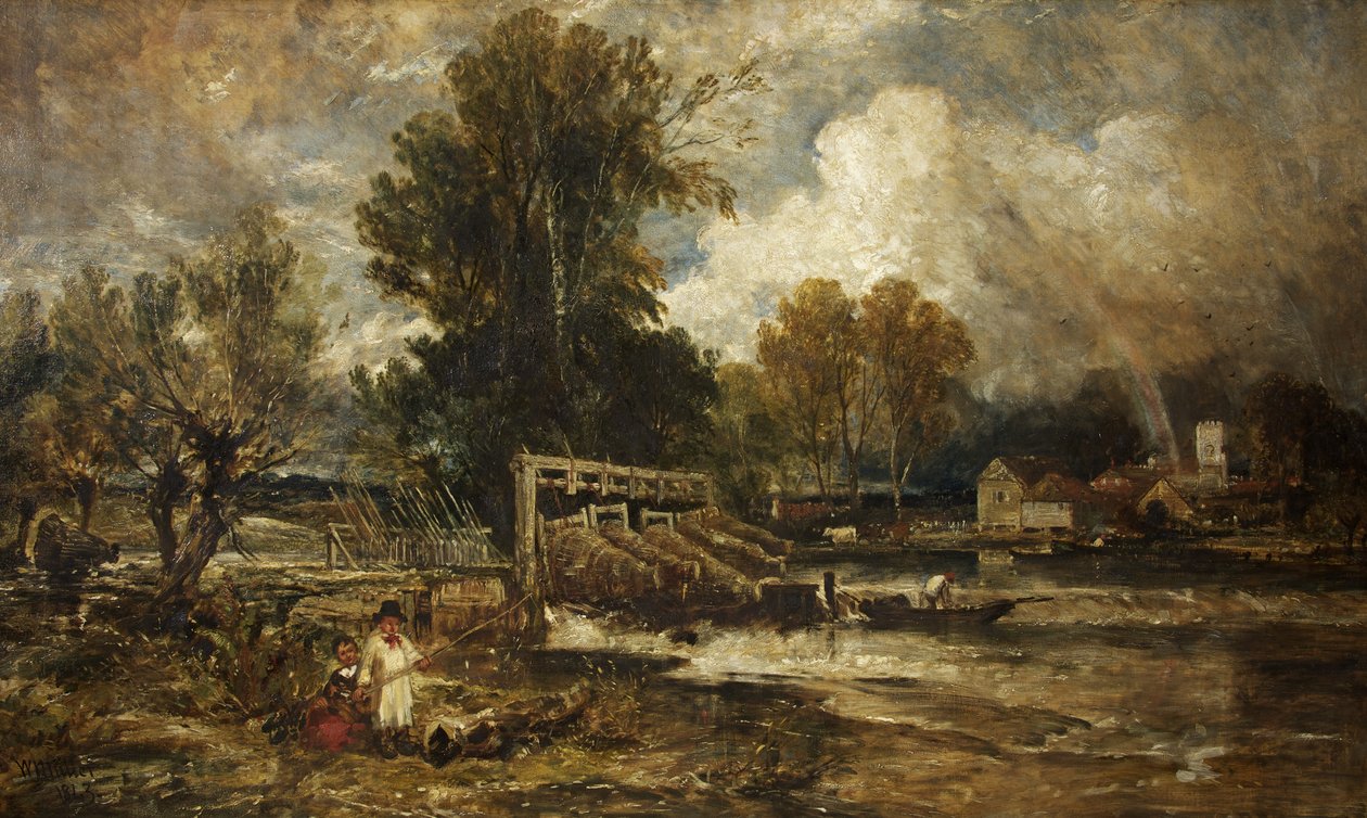Aalkörbe in Goring von William James Muller