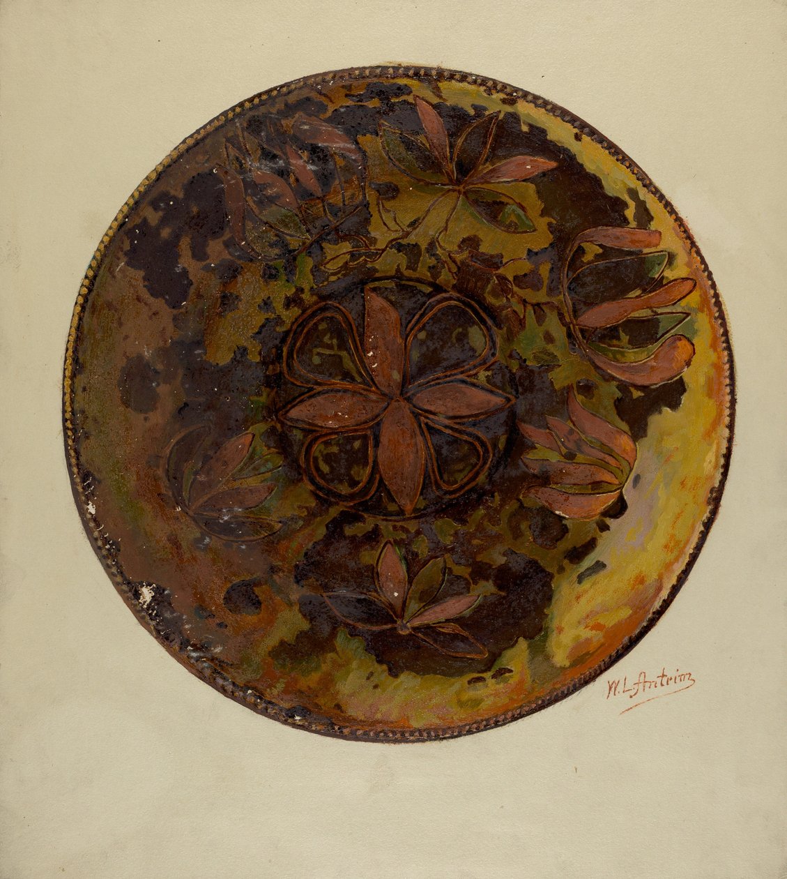 Pa. Deutscher Teller von William L Antrim