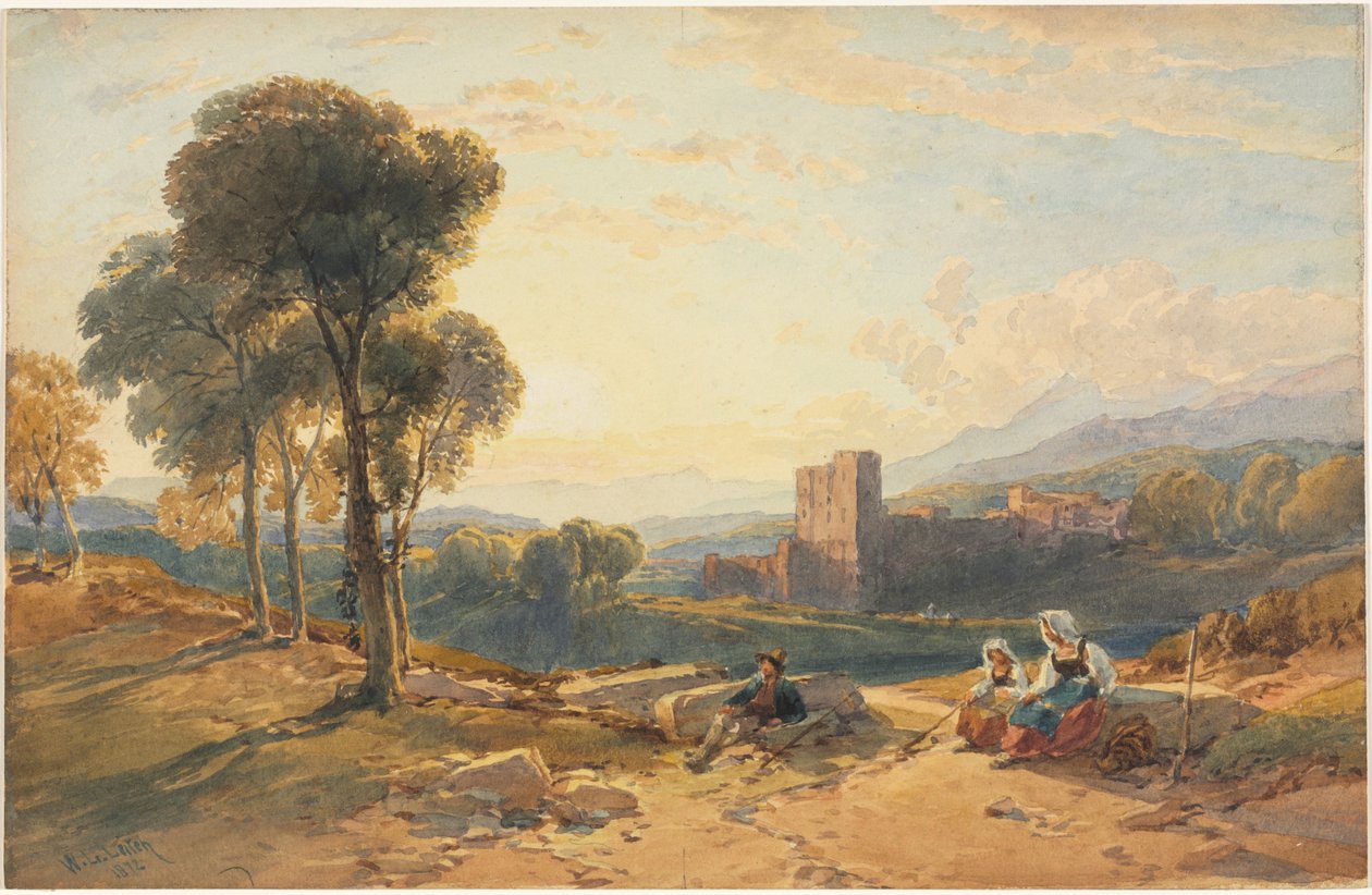Landschaft, Italien von William Leighton Leitch