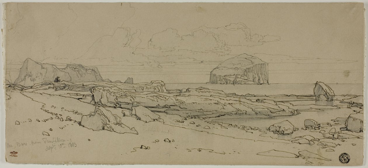 Die Bars von Tantallon, Schottland von William Leighton Leitch