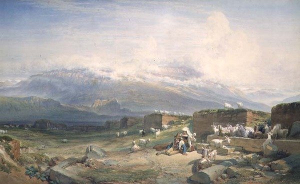 Die römische Campagna von William Leighton Leitch