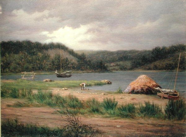 Muschelsammeln, Long Island von William M Davis