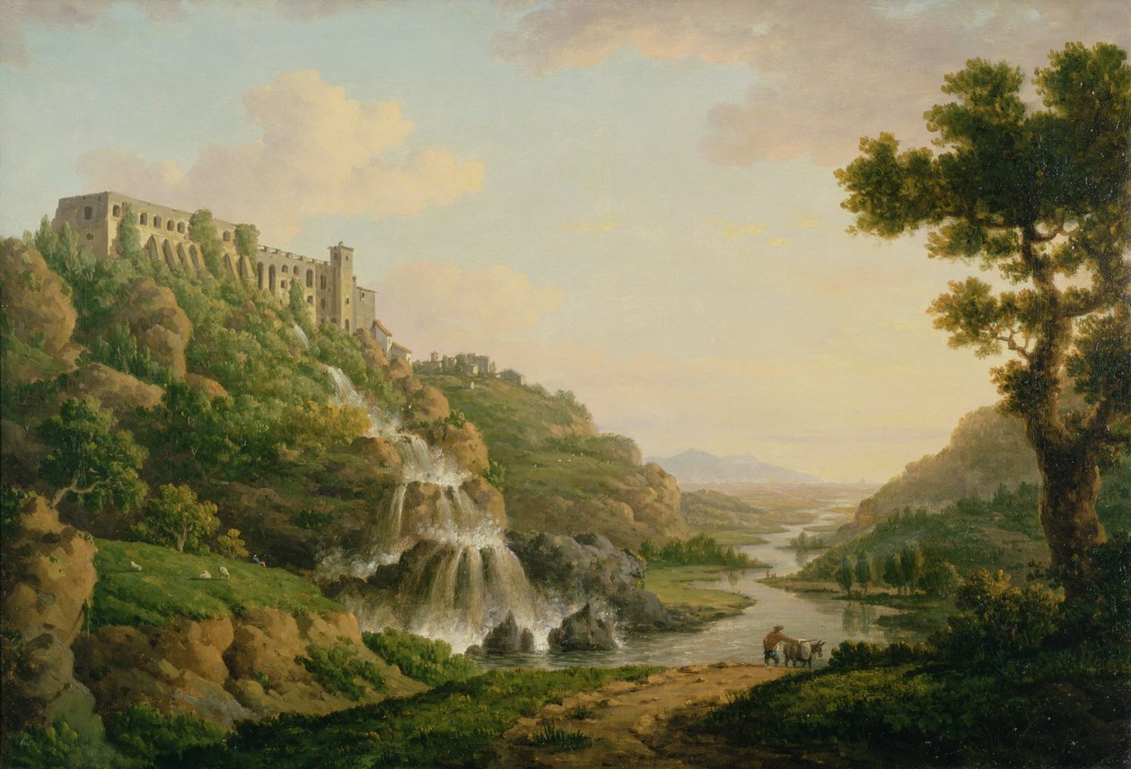 Die Villa des Maecenas in Tivoli, ca. 1770 von William Marlow