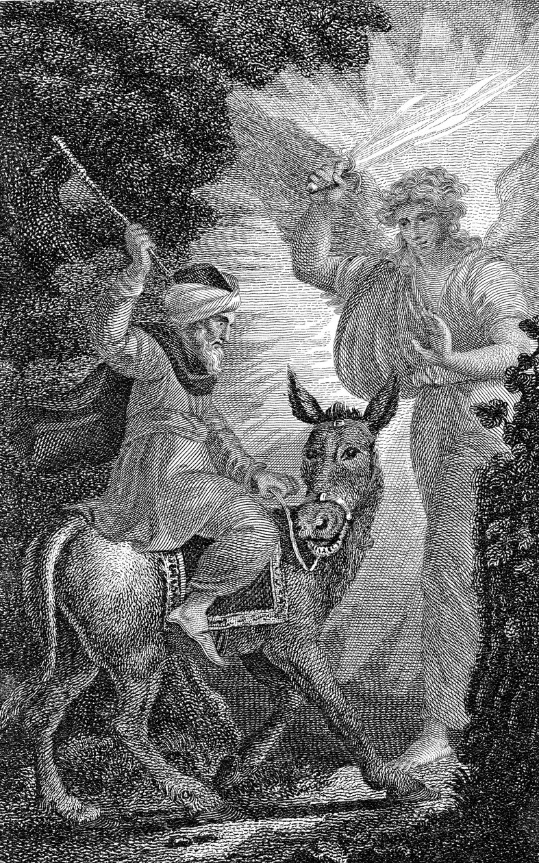 Bileams Esel, ca. 1790-1834 von William Marshall Craig