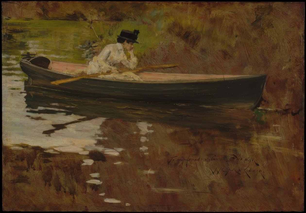 Mrs. Chase im Prospect Park von William Merritt Chase