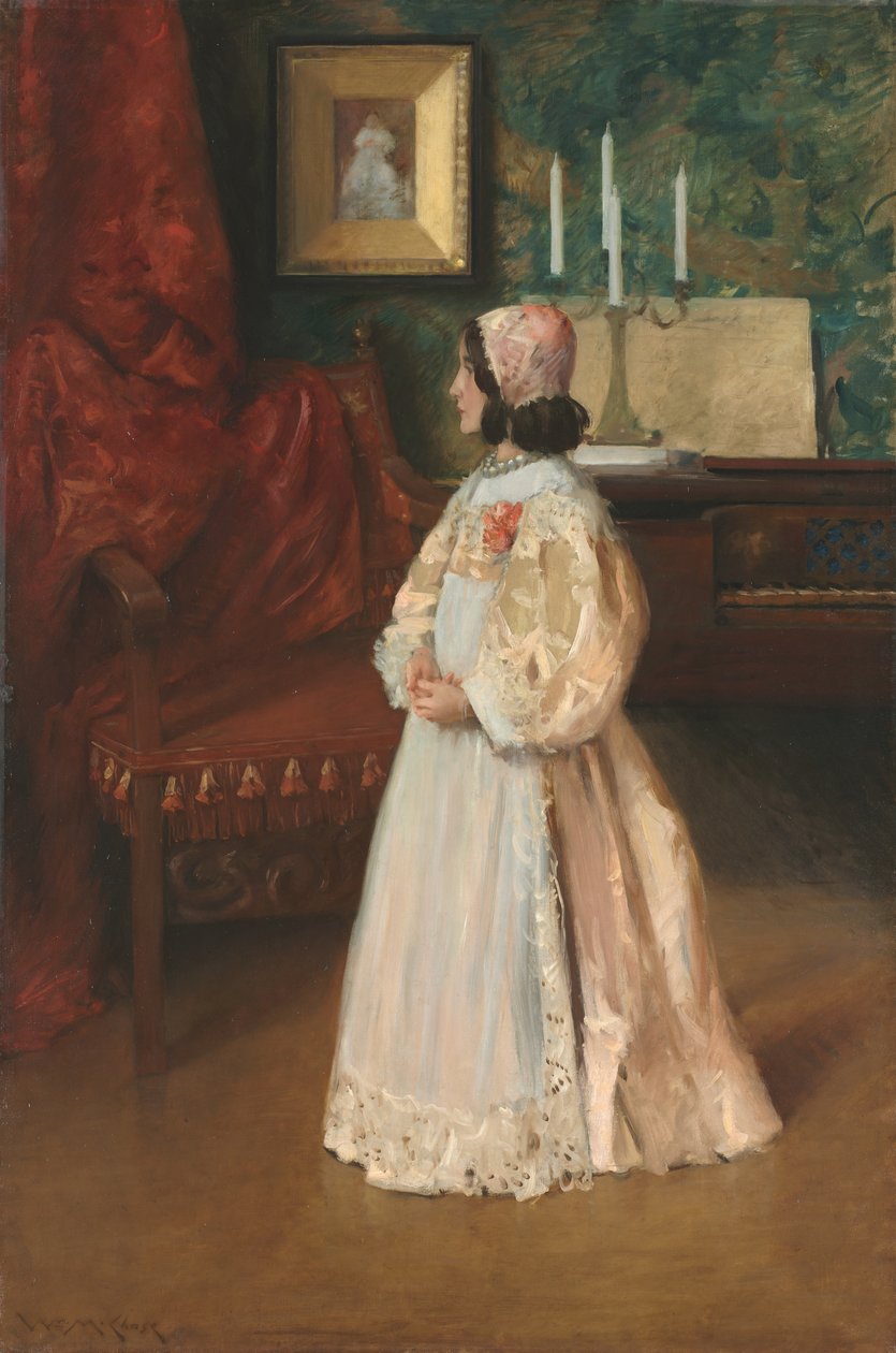 Porträt meiner Tochter Alice von William Merritt Chase