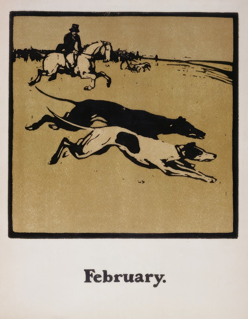 Jagen zu Pferd von William Nicholson
