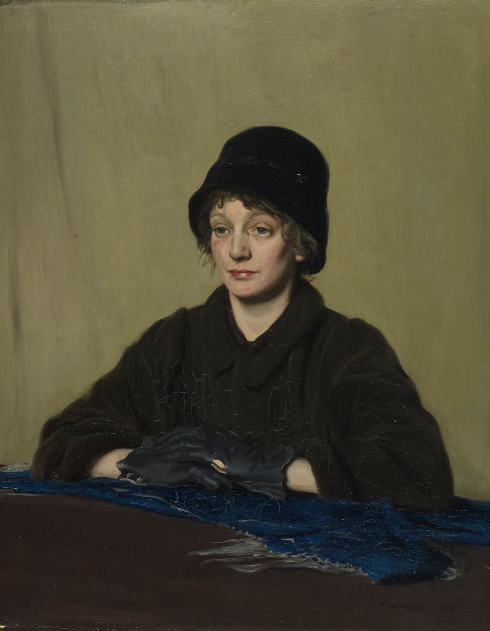 Das Mädchen mit dem zerrissenen Handschuh von William Nicholson