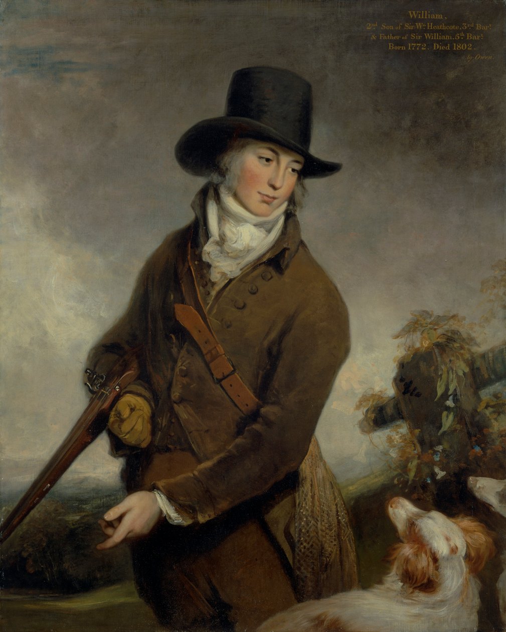 Reverend William Heathcote, 1772-1802, ca. 1790er Jahre von William Owen