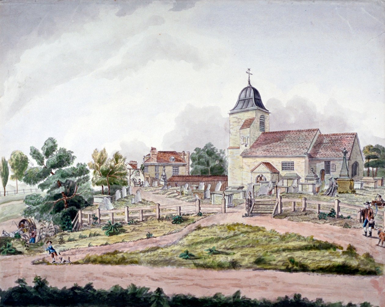 St Pancras Old Church, London, 1761 von William Pennington