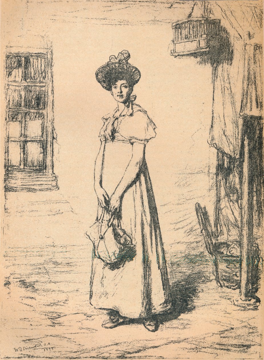 Die junge Hausfrau Studie, um 1878 von William Quiller Orchardson