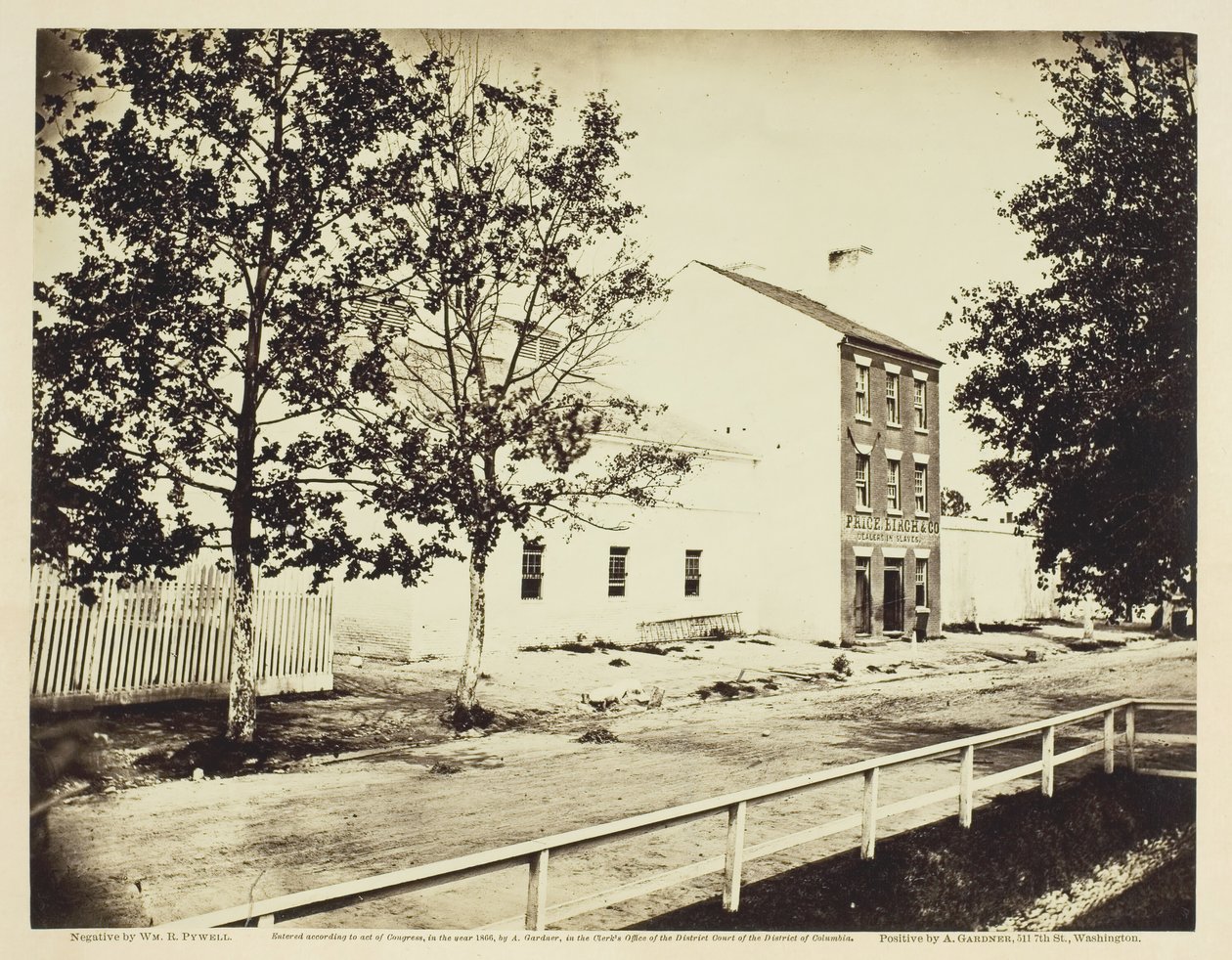 Sklavengefängnis, Alexandria, Virginia, August 1862 von William R. Pywell