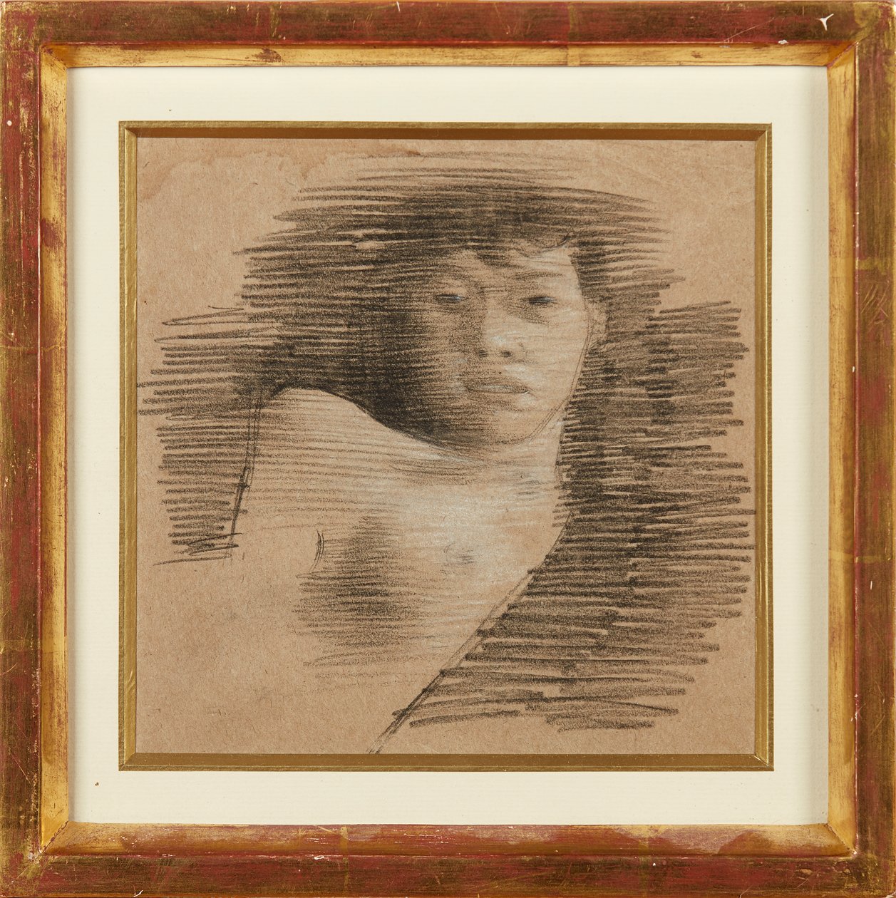 Mädchen in Paris von William Rothenstein