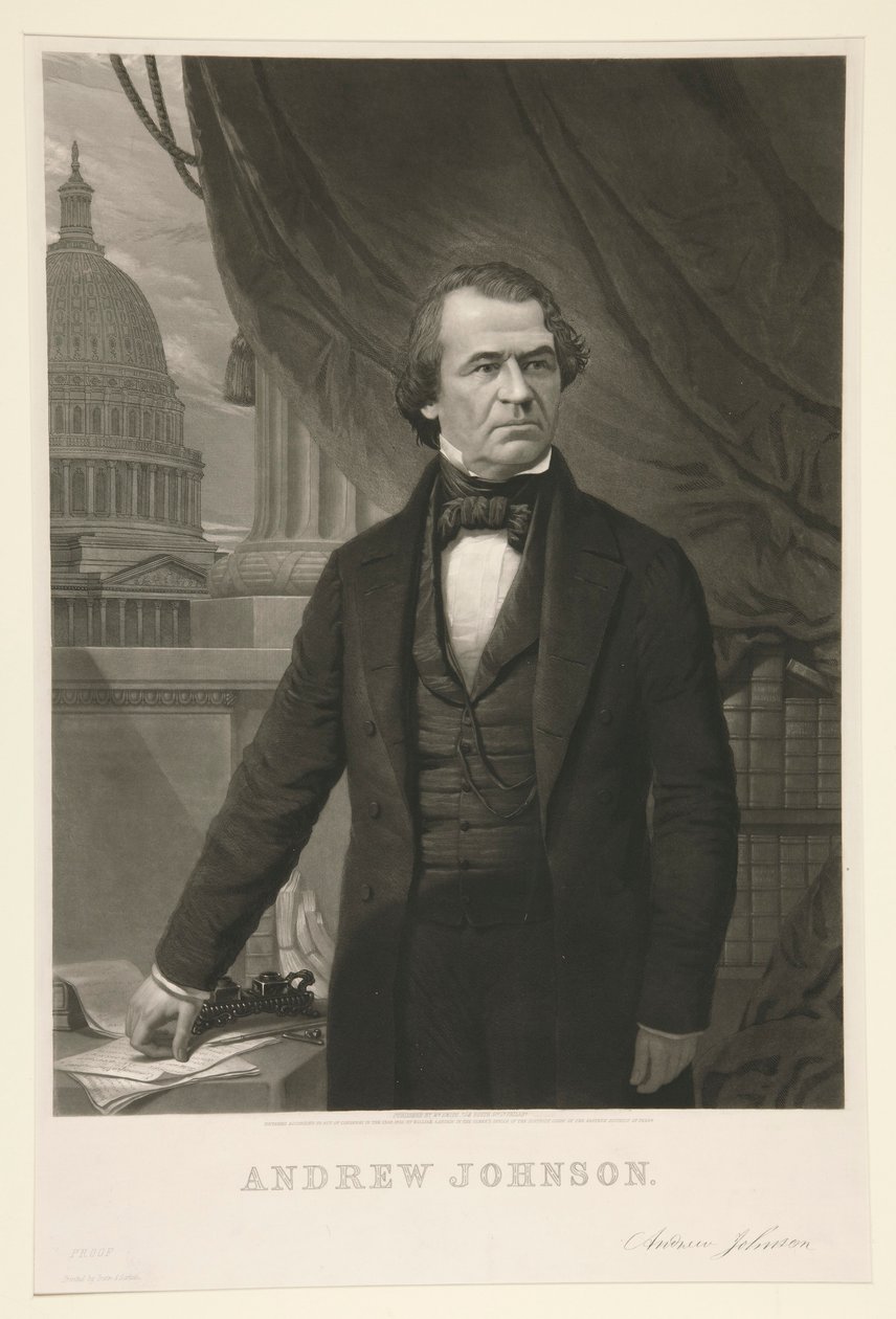 Andrew Johnson von William Sartain