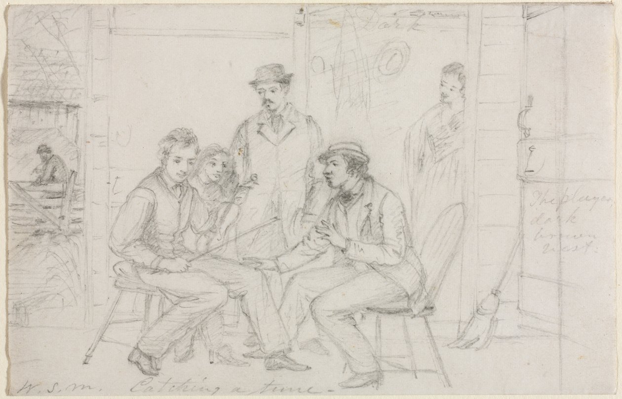 Eine Melodie fangen, wahrscheinlich 1867 von William Sidney Mount