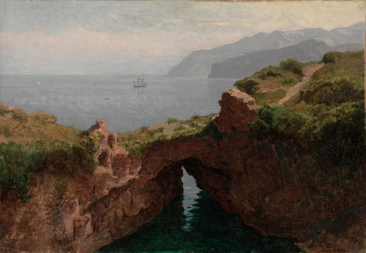 Natürlicher Bogen, Capri, 1856 von William Stanley Haseltine