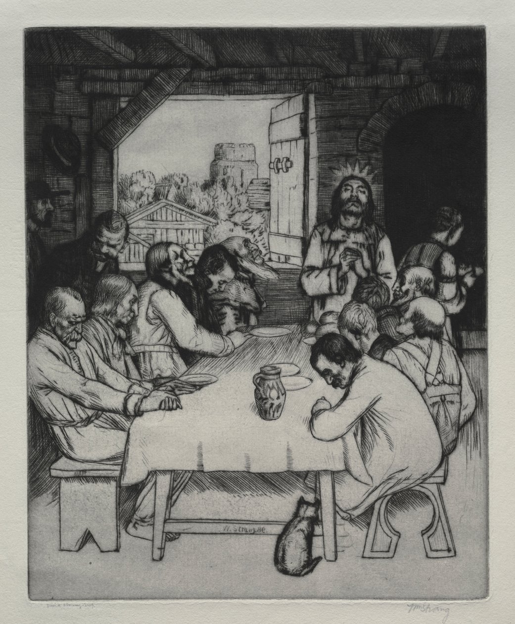 Das letzte Abendmahl von William Strang