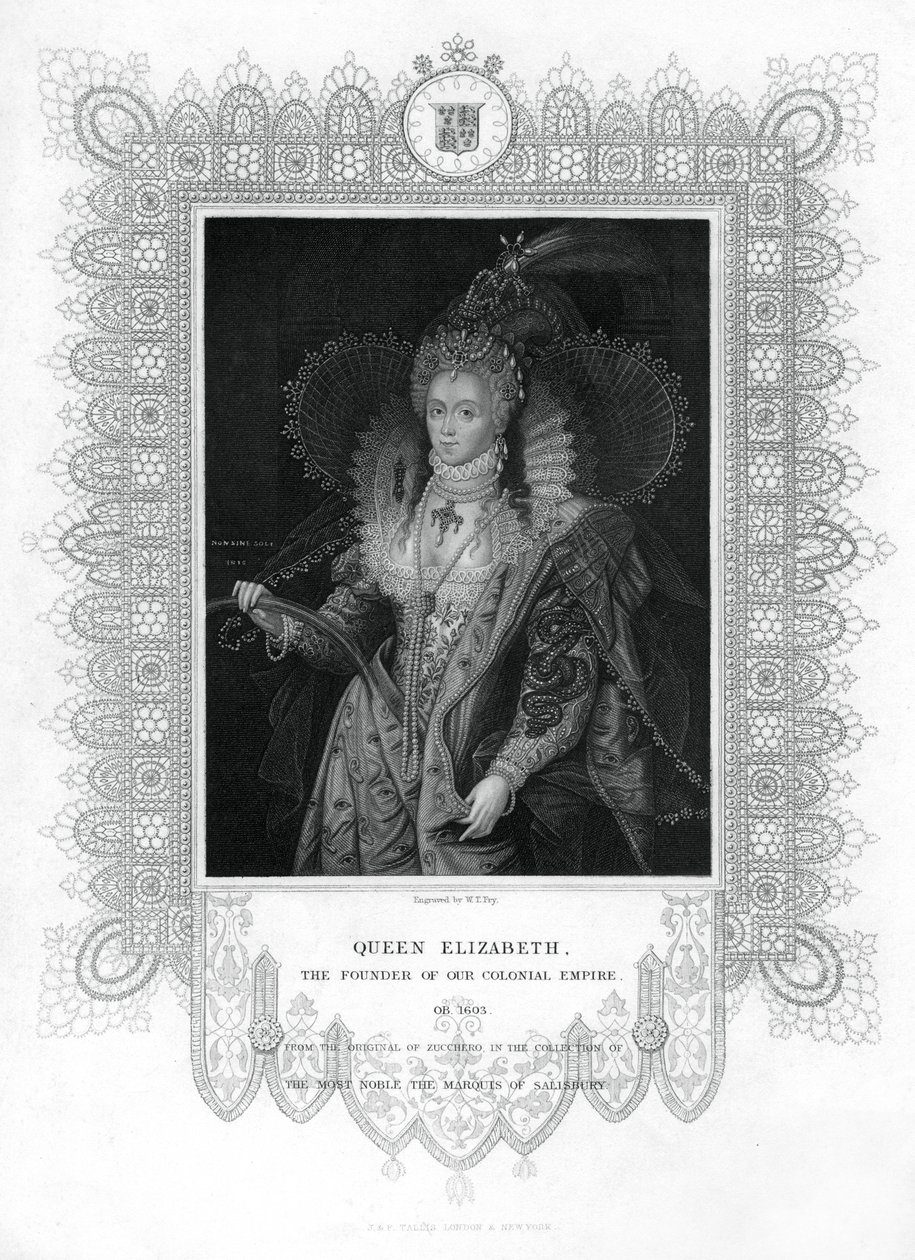 Elisabeth I. von England, 19. Jahrhundert von William Thomas Fry