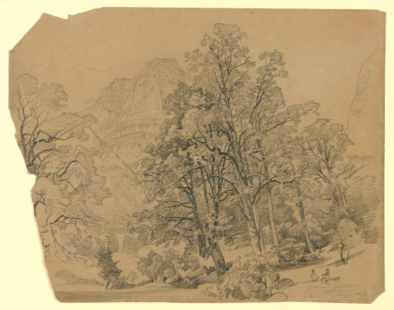 Landschaft, Silberhorn, Lauterbrunnen, Schweiz von William Trost Richards